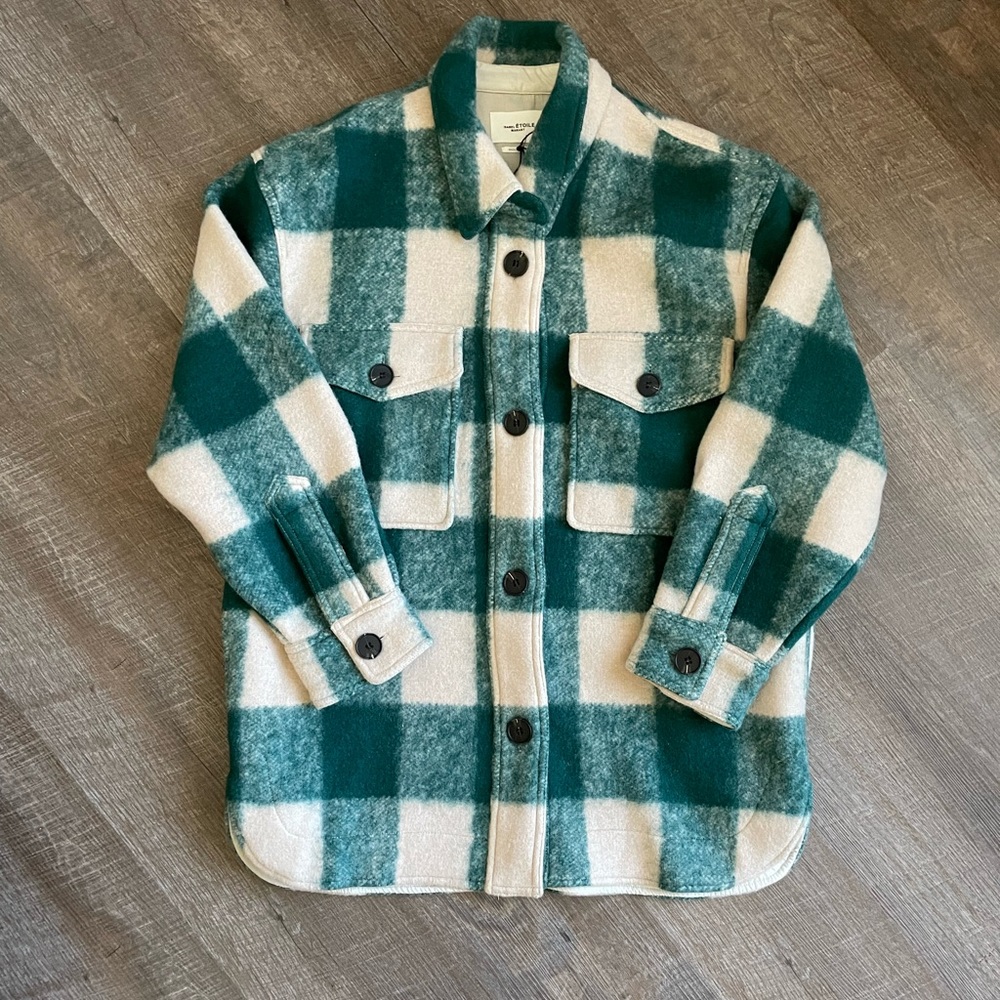 Isabel Marant Etoile Harveli Coat Green size 36
